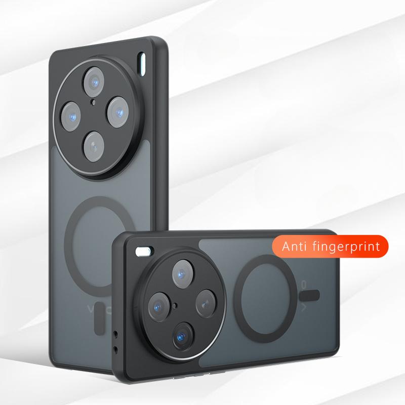 

для ударопрочного акрилового чехла для телефона Magsafe для VIVO X200 Pro Mini X100 S Pro Ultra Магнитный жесткий бампер Матовая крышка X200Pro X100S for VIVO X200