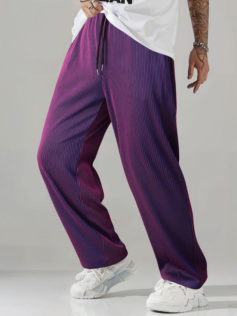 Men's Four Seasons Cationic Light Trendy Hip Hop Casual Pants