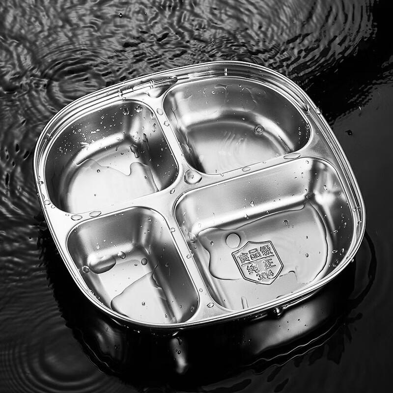 304 Edelstahl Unterteilter Speiseteller