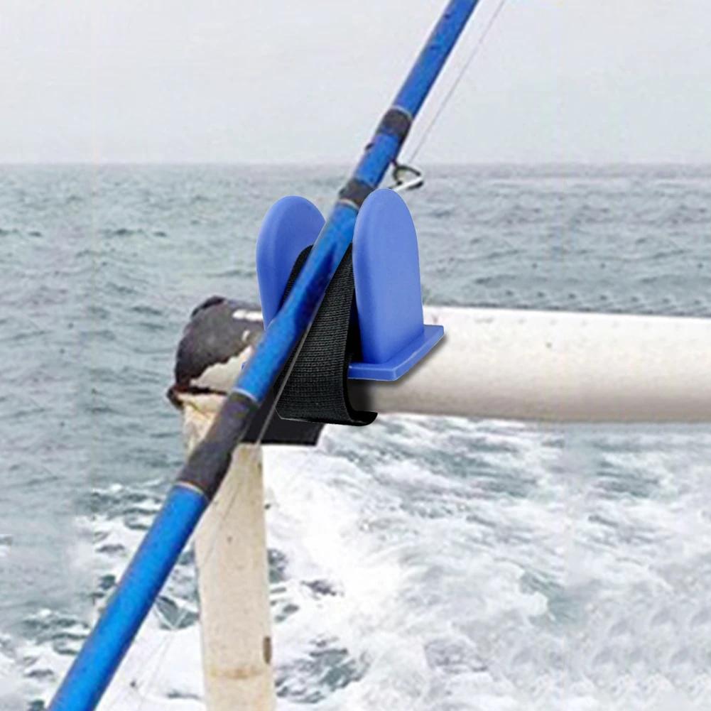 U-Shaped Fishing Rod Holder Portable Fishing Rod Support TPE Fishing Feeder Pod Stand for Kayak Fishing Boats