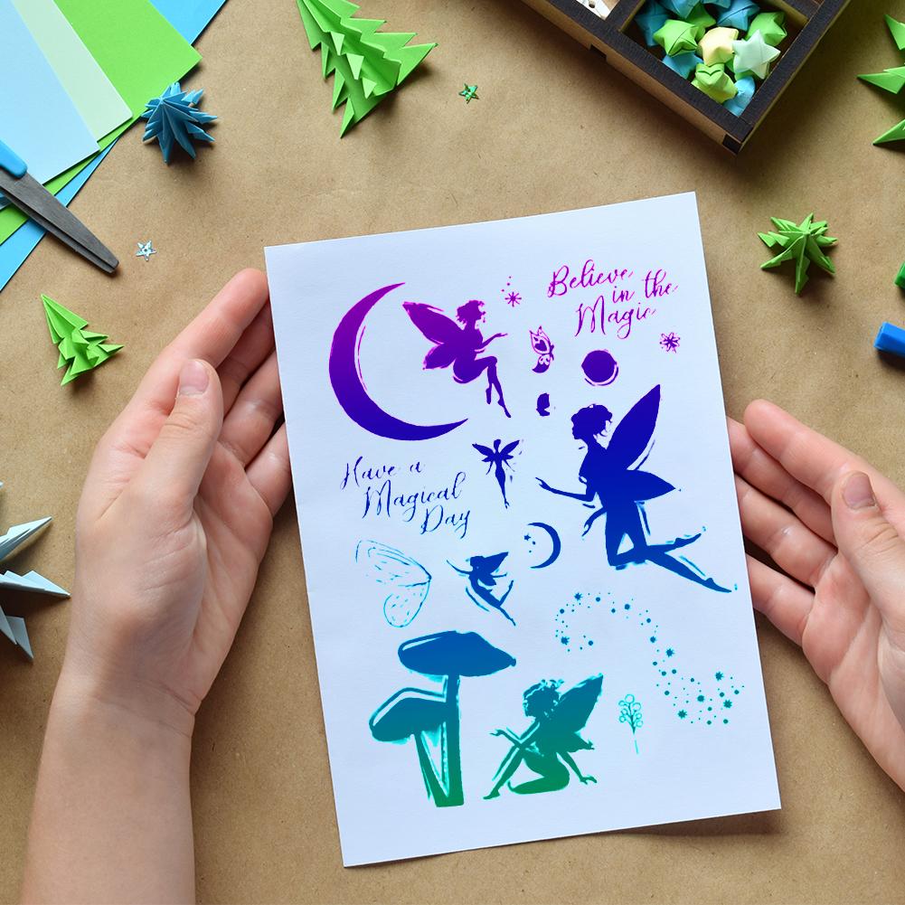 Buy Clear Stamps Fairy Transparent Seal for DIY Scrapbooking Photo Card ...