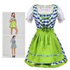 Set Costume Bavarese Tedesco Oktoberfest per Donne Adulte, Vestiti Dirndl Costume da Birra per Halloween e Carnevale del Festival della Birra