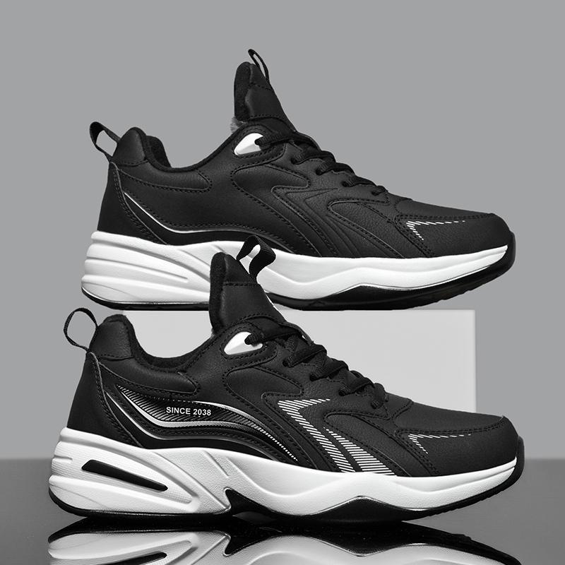 Brand Sneakers Boy Waterproof Snow Boots Winter Warm Plush Ankle Boots Outdoor Anti Slip Casual Sneakers Men Luxury Walking Shoe