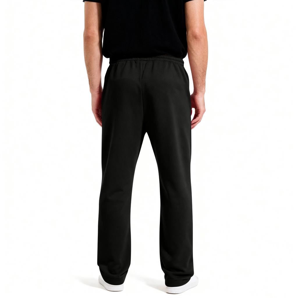 Mens Wide Leg Sweatpants Loose Drawstring Waist Casual Jogger Pants Soft Comfy Relaxed Fit Trousers for Everyday Wear