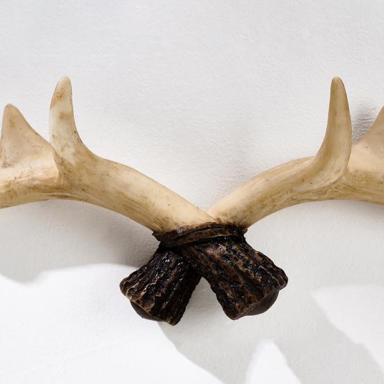 Nordic Vintage Deer Horn Decor Hook Wall Hanging Clothes Hats Hook Strong Load-bearing Easy to Install Multipurpose Hanger Hook