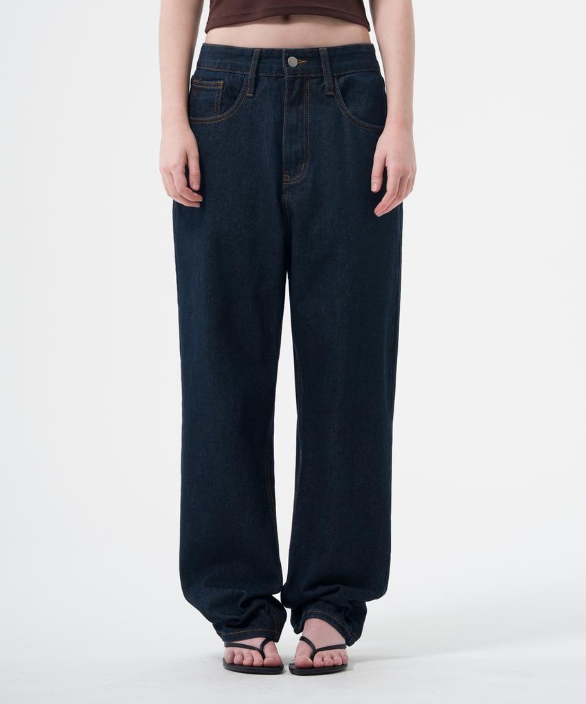 Descheuis Everyday Bio-Washed Relaxed Denim Pants Indigo