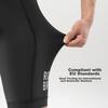 Cycling Shorts for Men And Women, Mountain And Road Bike Shorts with Foam Cushioning, Summer Riding Wear, Black, XL