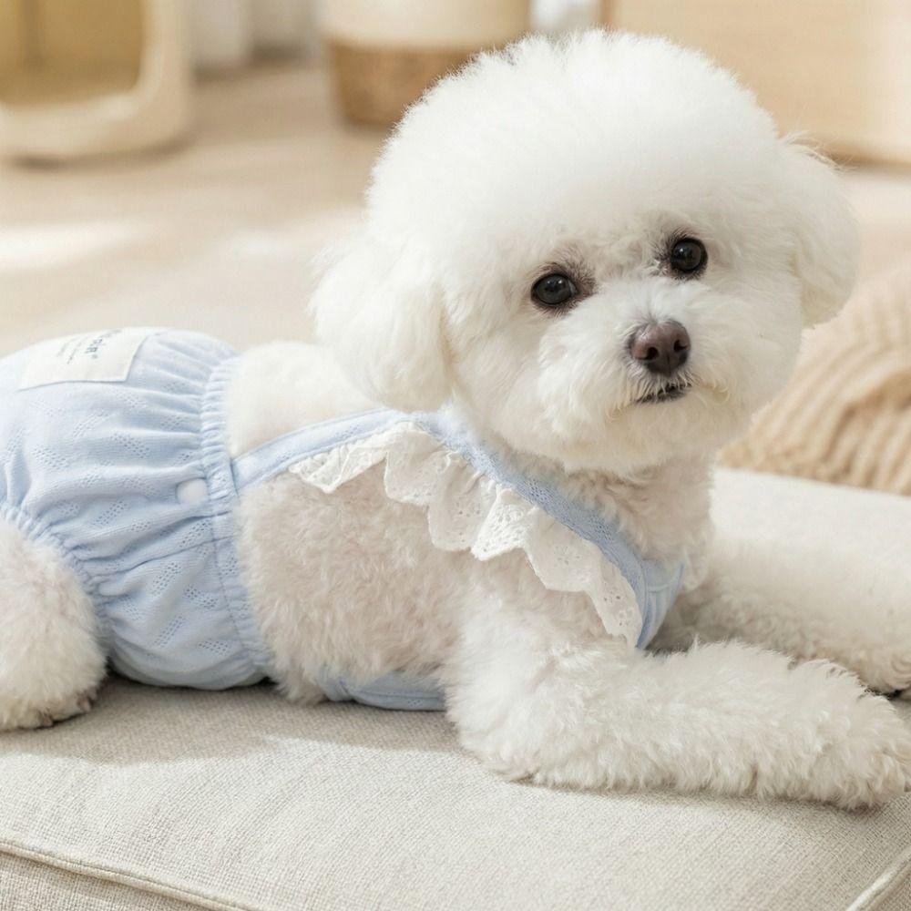 Suspenders Style Dog Physiological Pants Breathable Pet Sanitary Pants  Anti Harassment