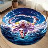 One Piece Round Area Rug Carpet Rug For Living Room Bedroom Sofa Playroom Decor Nonslip Floor Mat