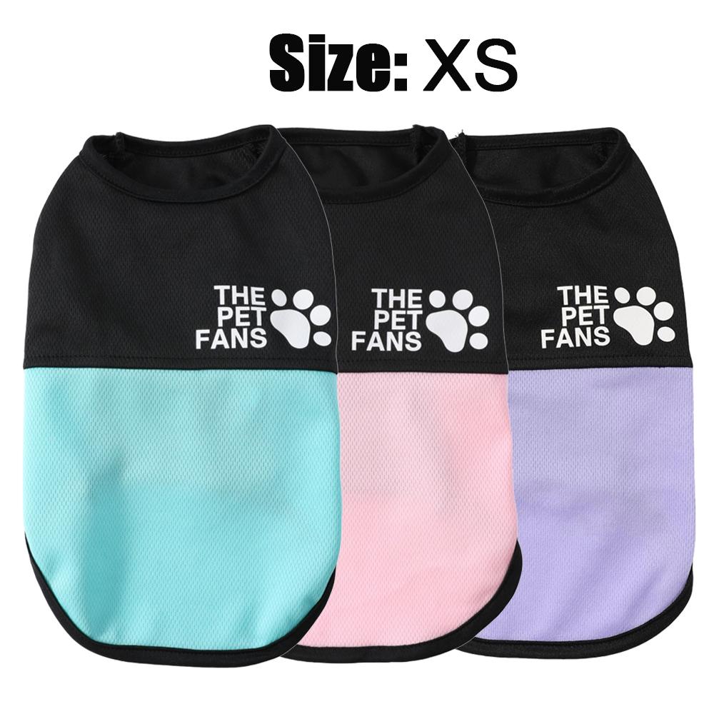 

3pcs Summer Puppy T-Shirt Vest Cooling Dog Clothes For Small Medium Dogs Cat Quick-drying French Bulldog Shirt Pet Vest Clothing
