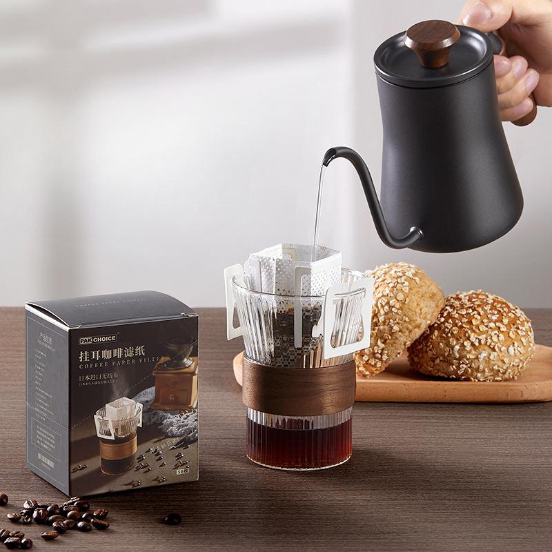 1 stk Hengende Øre Filterpose Kaffefilterpose Håndbrygget Kaffefilterpapir Hengende Øre Kaffepose Dryppkaffe Innerpose