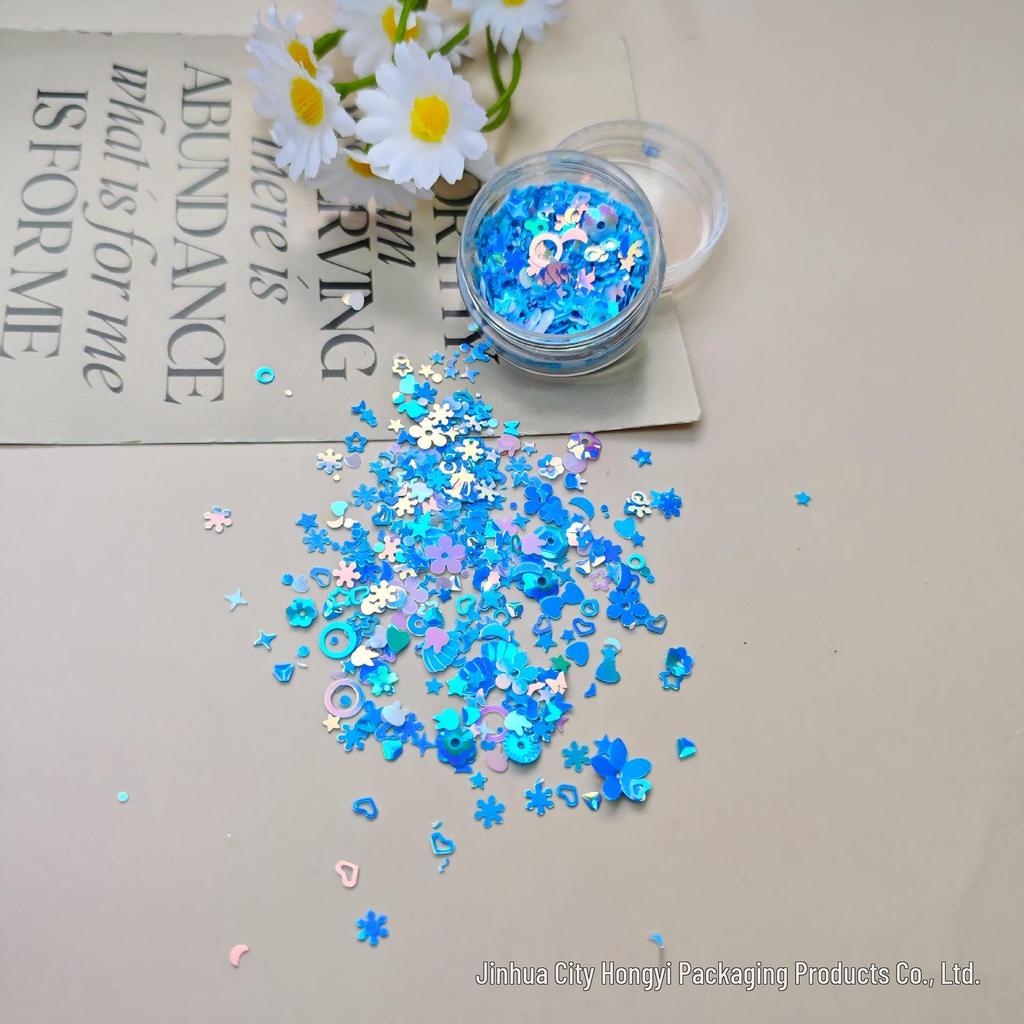 Macaron Irregular Shape Glitter for DIY Nail Art & Accessories