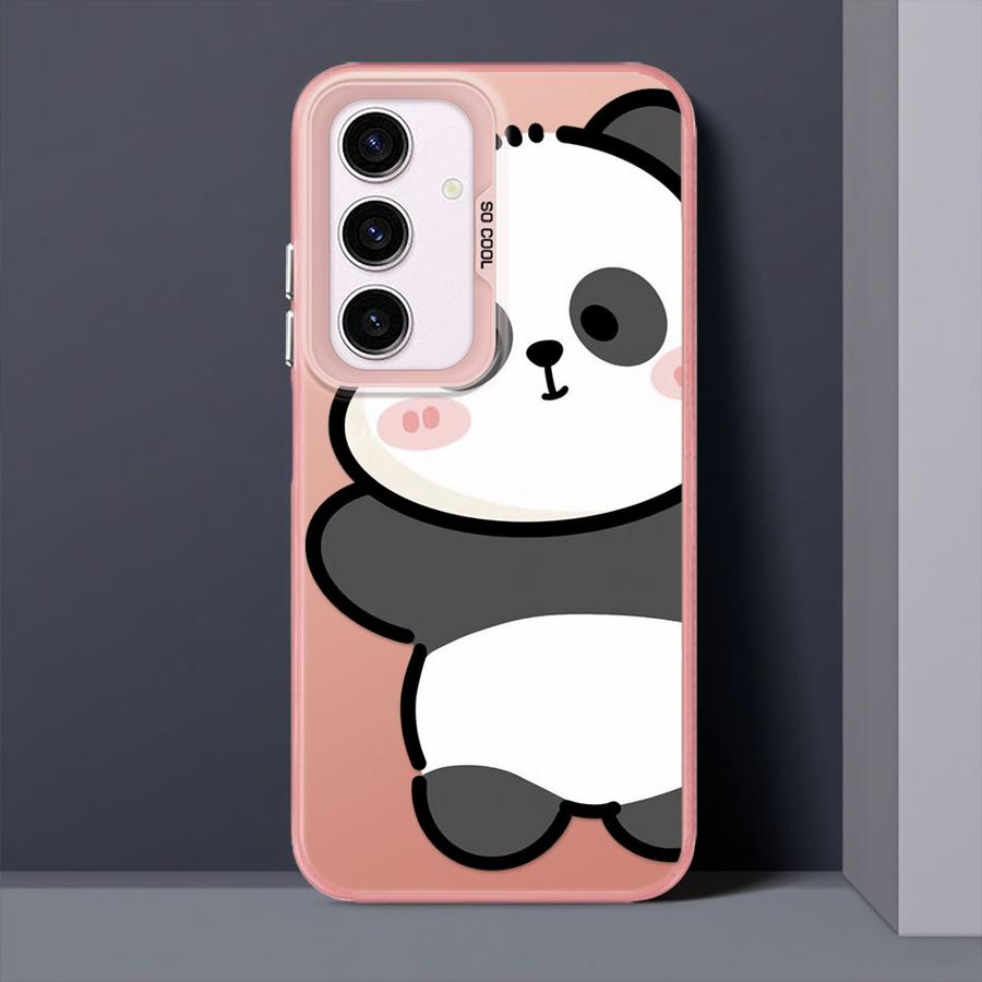 Soft Cover Phone Case for Samsung Galaxy A35 A72 A52 A71 A26 A36 A53 A73 A55 A54 A51 A56 Cute Cartoon Panda