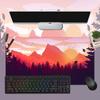 Deep Forest Firewatch Mousepad Boy Pad Natural Rubber Gaming Mousepad Desk Mat Size For Gameing World Of Tanks CS GO Zelda