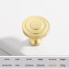 Aluminum Alloy Furniture Knobs Rustproof Waterproof Surface Classic Design for Cabinet Drawer Dresser Bathroom Kitchen Furniture