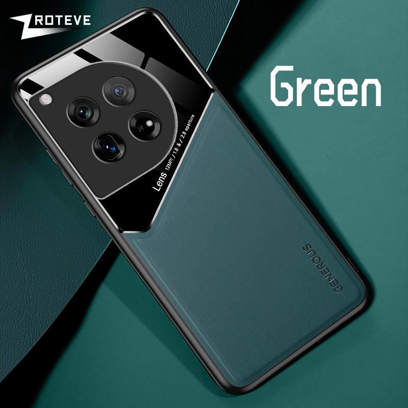 For OnePlus12 Case Zroteve PU Leather Car Magnetic Hard PC Cover For OnePlus 11 11R One Plus 12 12R OnePlus12R Phone Cases