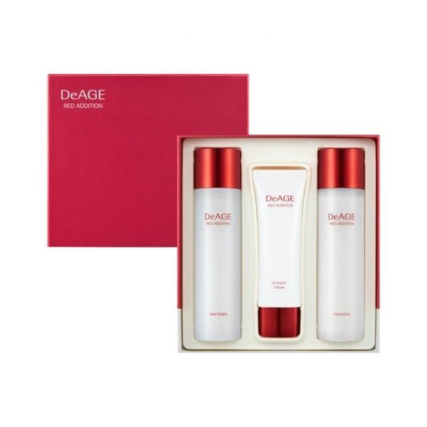Charmzone DieAge Red-Edition Classic Skincare Set (Toner 120ml + Emulsion 120ml + Cream 50ml)