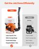 Backpack Fogger Sprayer, 63CC 3HP Engine, Gas Powered Fogger Sprayer with 16L Tank, Powder and Liquid Mister Duster System for Effective Fleas Ticks