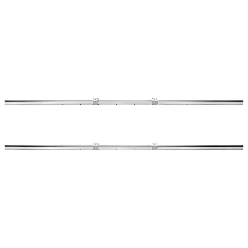 Linear Guide Rail Set, SBR16 2000mm, 2 PCS 78.7 in/2000 mm SBR16 Guide Rails and 4 PCS SBR16UU Slide Blocks, Linear Rails and Bearings Kit for