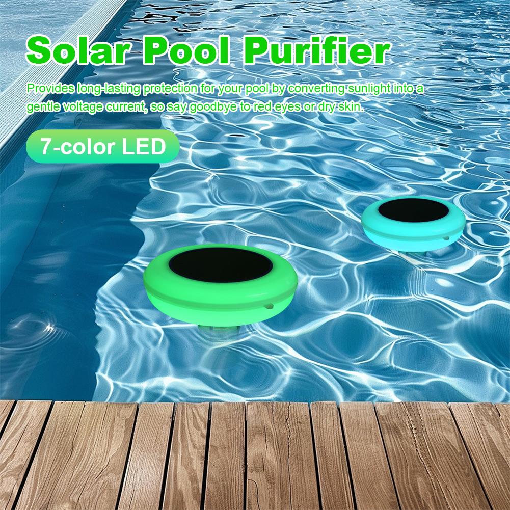 Chlorine-Free Sun Shock & Water Purifier Eliminate Algae Solar Copper Pool Ionizer 85% Less Chlorine Auto Switch Up To 35000 Gal