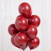 QAKGL 50 Pc Chrome Metal Color Party Decoration Balloons 12'' Latex Round Balloon Birthday Party  Balloons Metallic