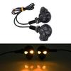 2Pcs Motorcycle Led Skull Shape Waterproof Turn Light Auxiliary Headlights Scooter Driving For Racer Spotlight