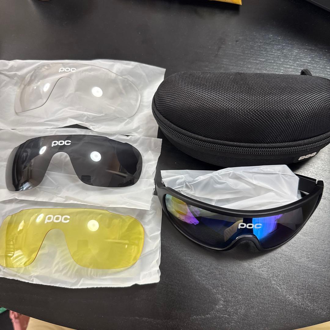 Used Sunglasses with 3 types of interchangeable lenses