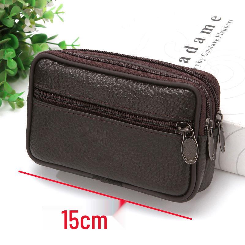 

Поясной чехол для телефона из коровьей кожи - Мужской чехол на клипсе 6,7 для пожилого работника