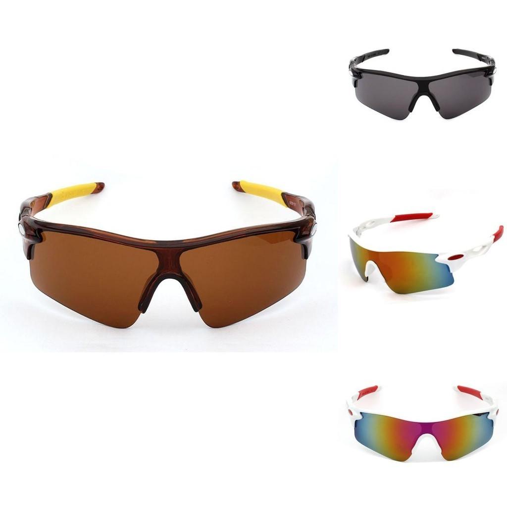 Stylish Black Red White Cycling Goggles Featuring Comfortable Uv400 Lens Technology