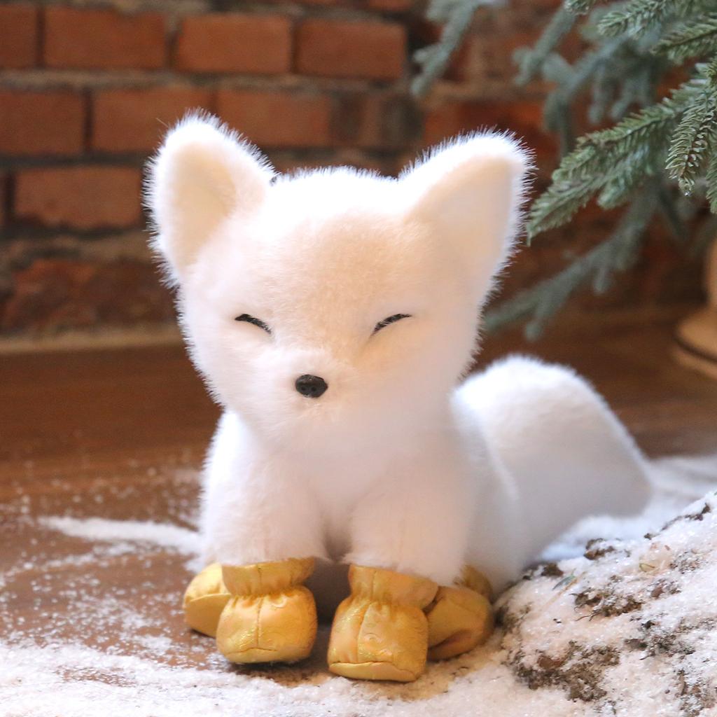 Popova Simulated Plush Fox Doll Plush Toy Fox Doll Doll Hot New Product