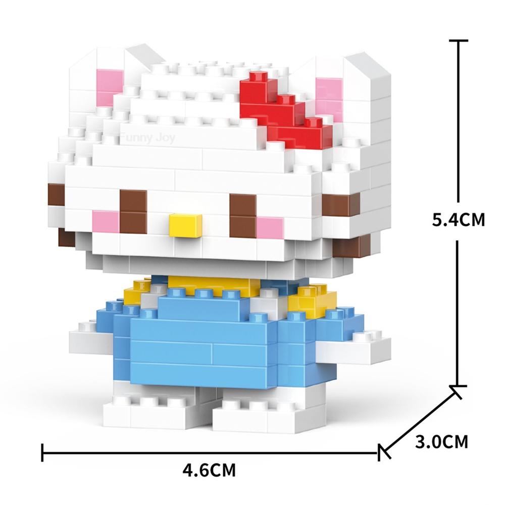 Cinnamoroll Cartoon Katie Cat Block Character Assembled Model Building Block Dolls Toy Children Gift