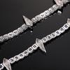 5mm Zircon Black Panther Tennis Chain Necklace - Trendy Hip Hop Jewelry with High-End Feel