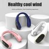 Portable Neck Fan Hands Free USB Rechargeable Bladeless Neck Fan Quiet Wearable Personal Fan for