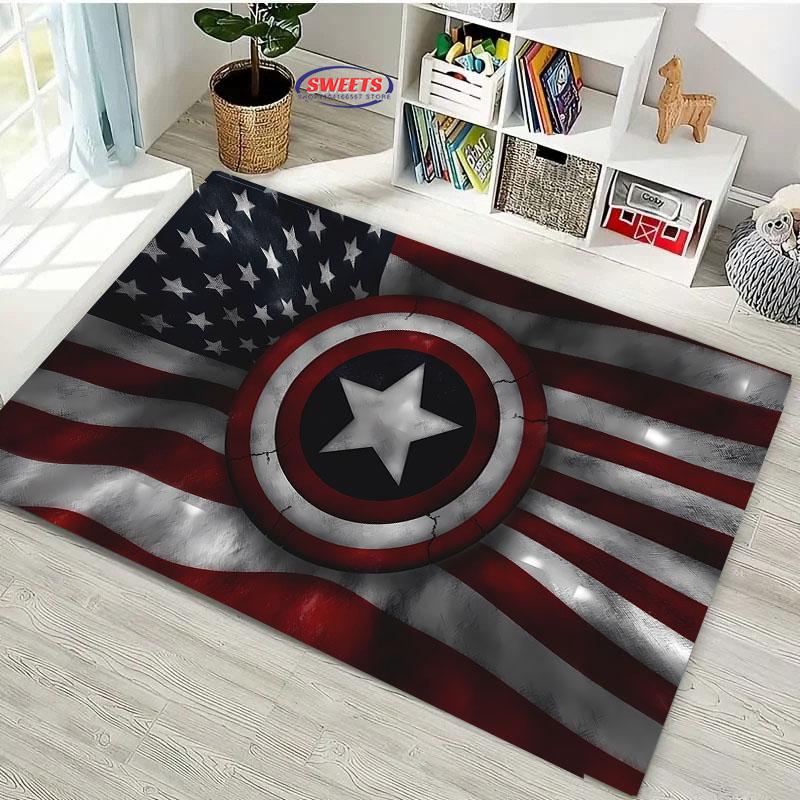 Novinka na koberci Kapitána Ameriky! Protiskluzová Zvuková Izolace, Přidává Měkkost Pohodlí, Lze Použít v Obývacím Pokoji Ložnici Kancelářské Zóně Podložka