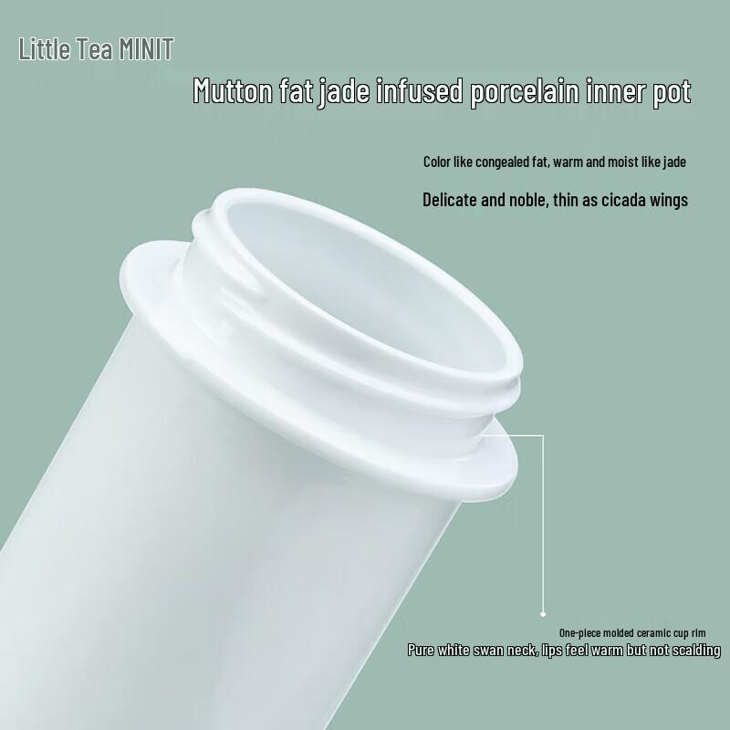 K.S. Leak-Proof Ceramic Lined Insulated Tea Mug