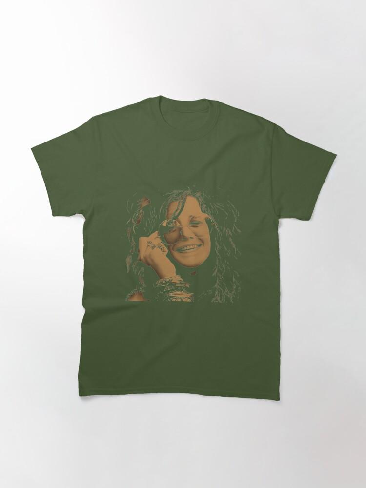 Janis Joplin Vintage Janis Joplin Art Print – Retro 70S Singer Portrait, Boho Music Tee | Limited Edition Classic T-Shirt