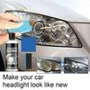 Automotive Headlight Lens Restorer Car Headlight Repair Fluid Long-Lasting Protection Easy Application Headlight Repair Polish Kit