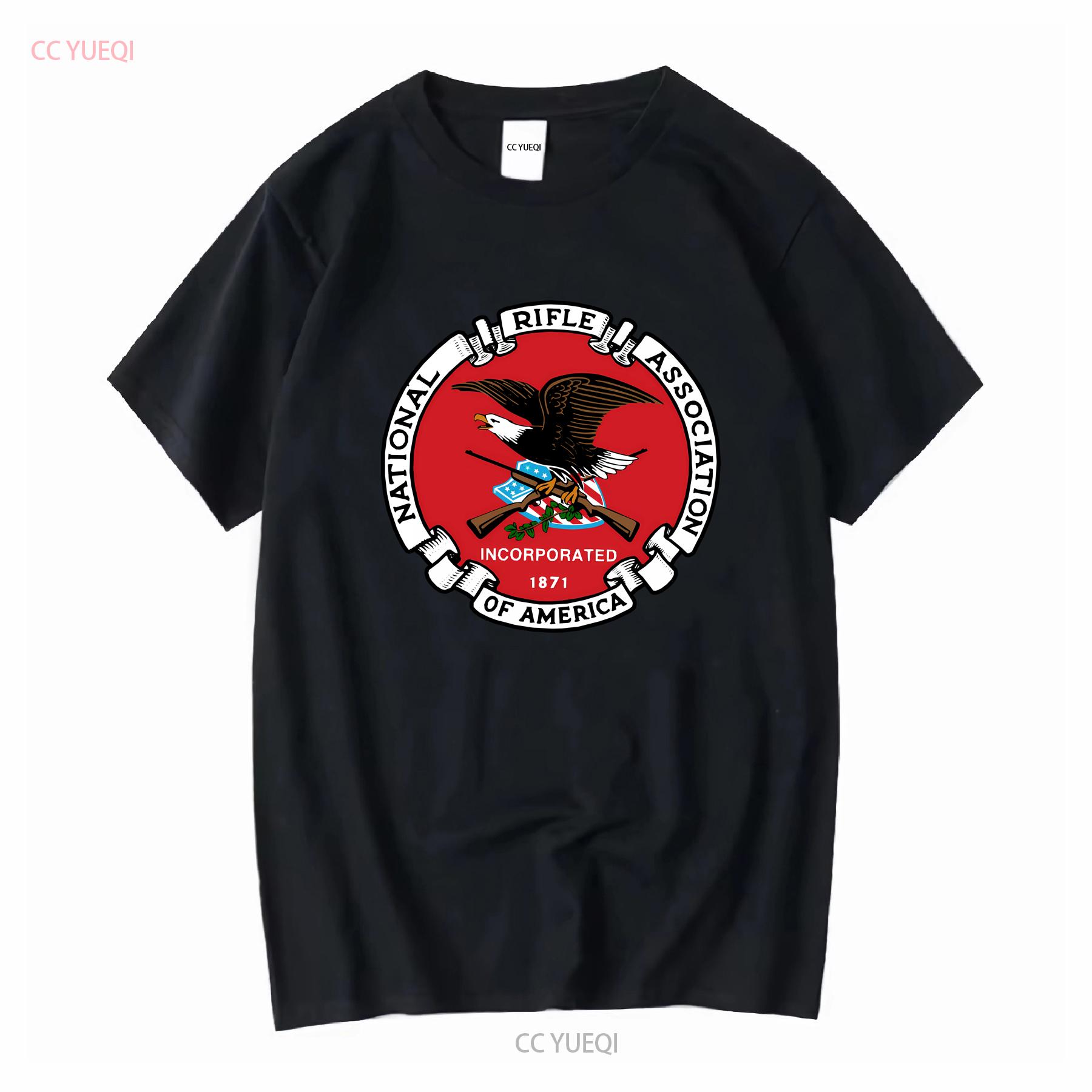 Национальная стрелковая ассоциация NRA США Огнестрельное оружие AR 15 Черная футболка Размер S 5XL с длинным или коротким рукавом винтажная Выстиранная Стильная 4XL