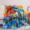 Coperta in Flanella con Stampa Personaggi Dragon Ball, Alta qualità Confortevole per Tutte le Stagioni, Arredamento per la Casa, Calore e Comfort, Perfetta per Regali di Natale