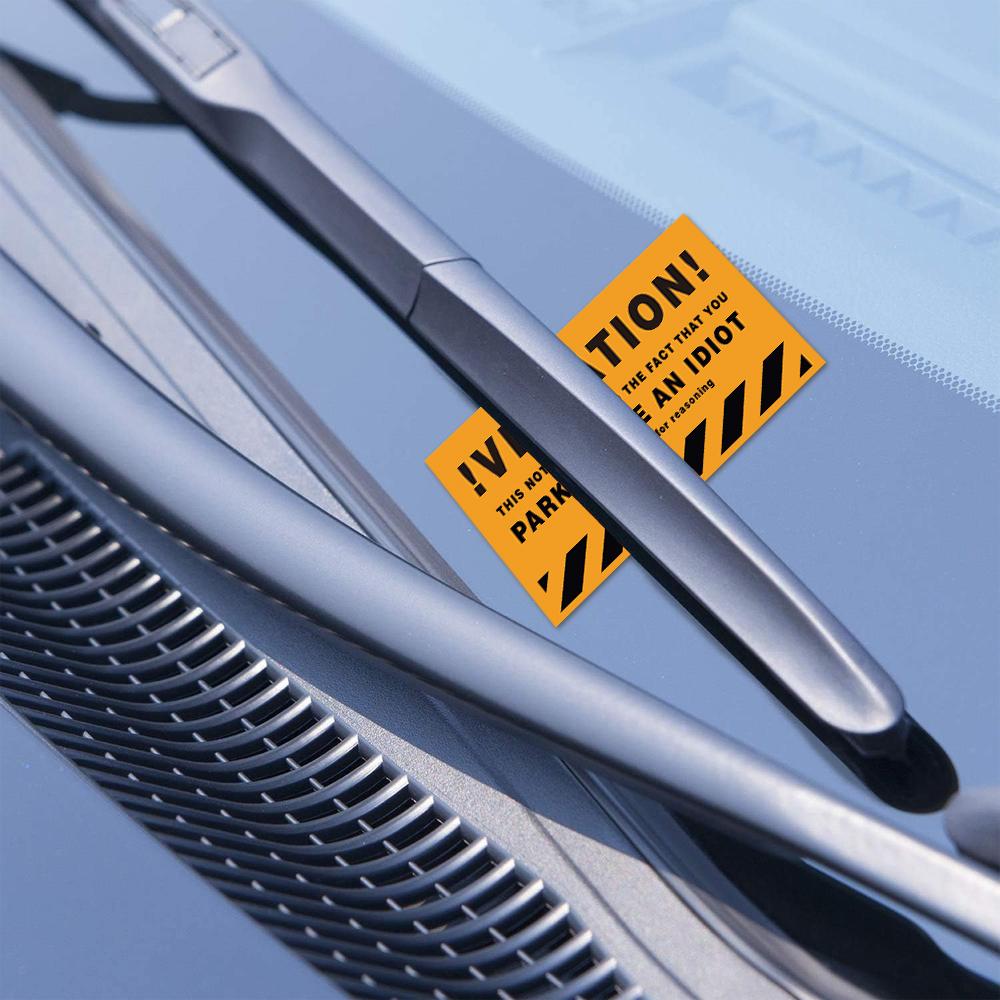 50pcs, Humourous Parking Violation Cards 3.5 X 2 Inch, Prank Funny Cards, Fake Ticket, Mini Portable Prank Props