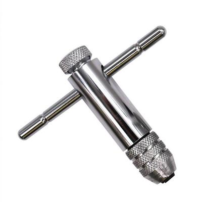Adjustable M3-8 M5-12 T-Handle Ratchet Tap Wrench Tap Screw Holder Male Thread Metric Plug Tool Hand Tool