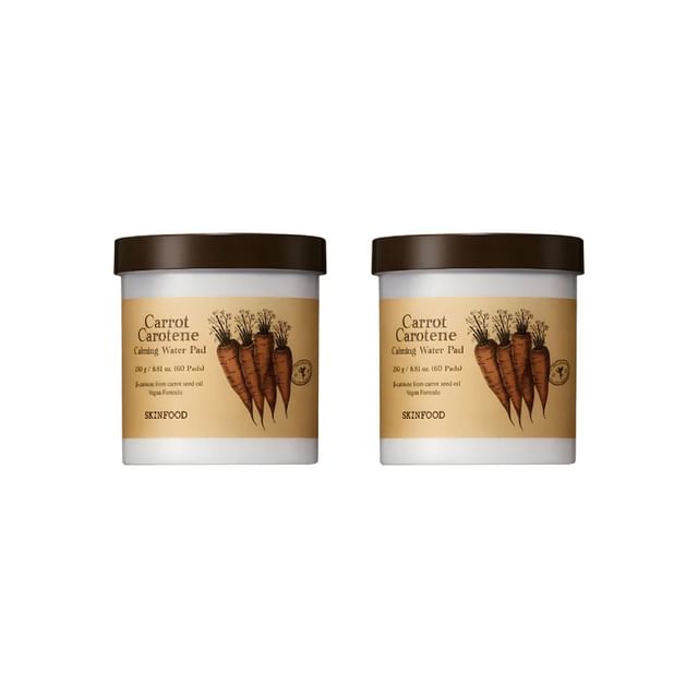 SKINFOOD - Carrot Carotene Calming Water Pad Bundle Set 2 pcs