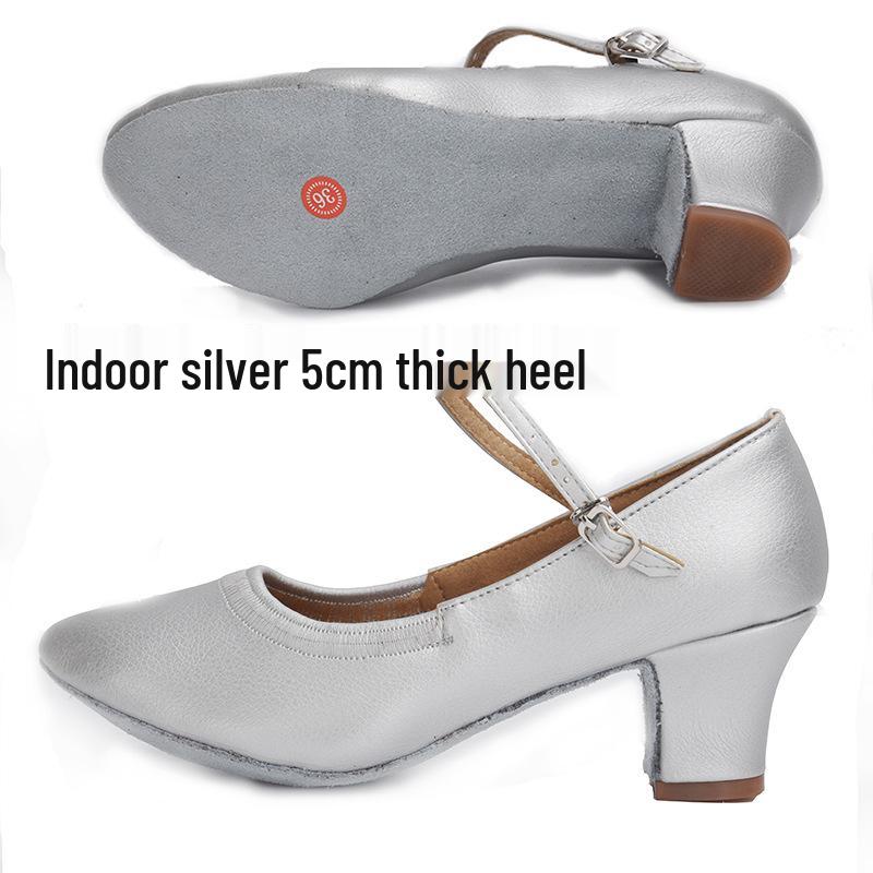 Women's Modern Ballroom & Latin Dance Shoes - Elastic Opening, Perfect for Practice & Social Dancing