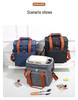 Oxford Cloth Tote Picnic Bag - Large Insulated Lunch & Food Storage Crossbody Bag for Camping