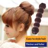 Black/Brown Magic Hair Bun Maker Donut Bagel For Hair Tools Hairpin Hair Accessories For Women Styling Braids Diy Hairstyling