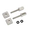 2pcs Surfboard Tail Fin Screw 316 Stainless Steel Plug-in Hand-tightening Fixture Sup Surfboard Fin