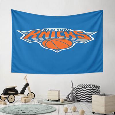 New York Knicks Basketball Logo Pattern Wall Hanging Tapestry Decorative Tapestry Home Decor for Bedroom and Living Room