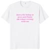 Sorry for Being So Sexy and Funny T Shirt Humor Quotes Y2k Cute Tops Unisex 100% Cotton O-neck T-shirts for Women Men EU Size