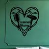 Metal Hair Salon Wall Art, Hairdresser Gift, Beauty Salon Decor