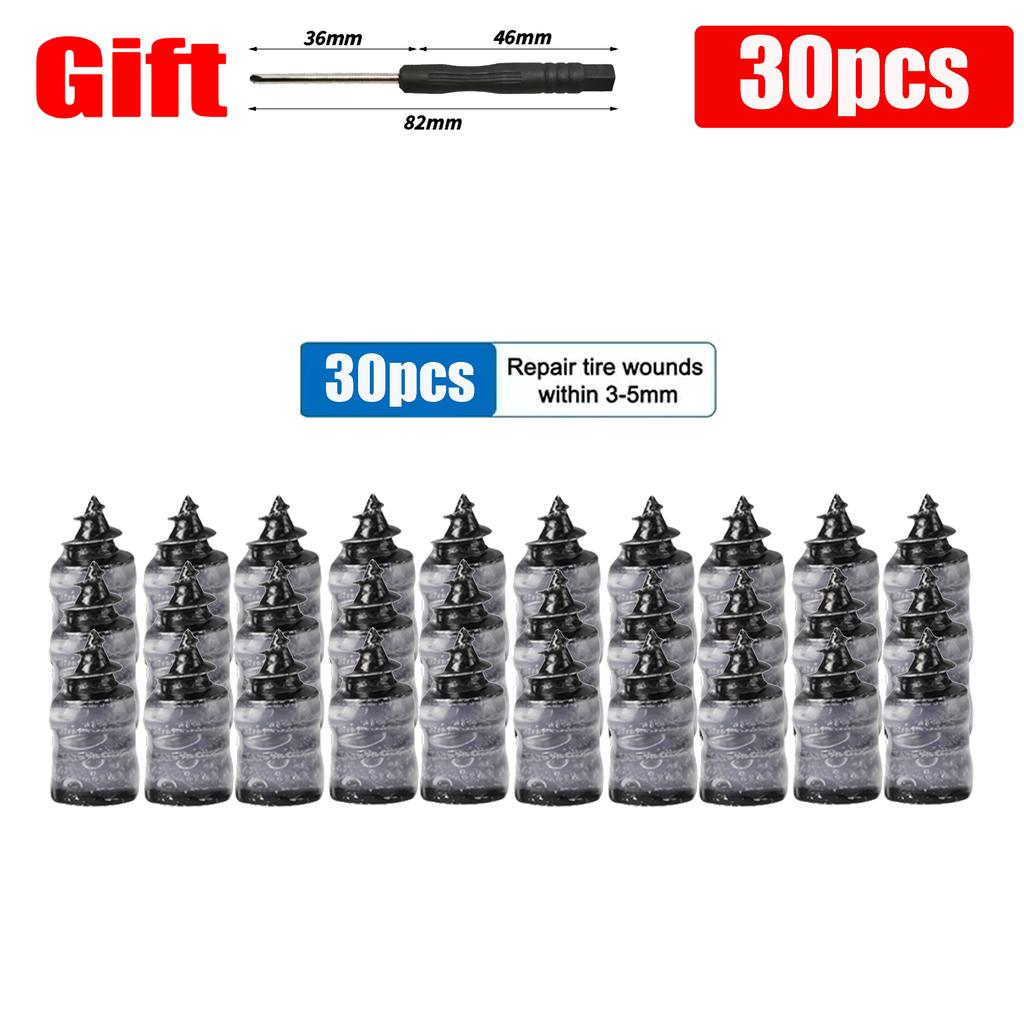 Car Tire Repair Nail Car Wheel Universal Puncture Repair Kit  Patch Motorcycle Rubber Screw Automotive Repair Screws